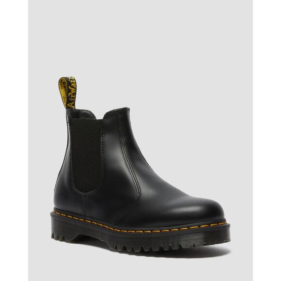 Dr. Martens 2976 Bex Smooth Leather Chelsea Boots Black - 7 - Picture 1 of 8